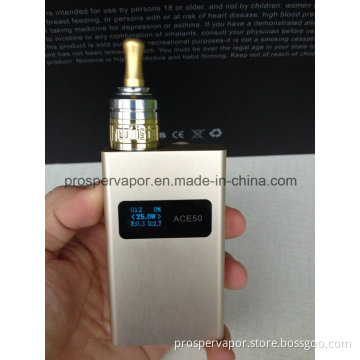 Fashion Design 50watt Ecigarette Mod Ace50 Hot Power Bank Ecigarette Box Mod in Hot Selling